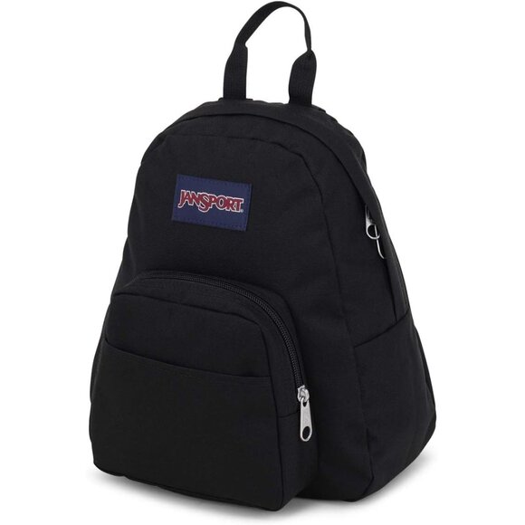 Durable Half Pint Mini Backpack - Water-Resistant, Adjustable Straps, Black - Picture 3 of 7